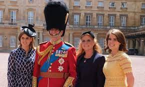 The royal accounts show that prince andrew flew to golfing event at a cost of. Princesses Eugenie Beatrice And Sarah Ferguson Surprise By Joining Prince Andrew At Palace Event With Jack And Edoardo Too Hello