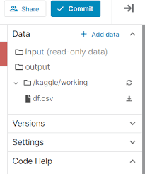 How To Download Csv Output File From Kernel Data Science And Machine Learning Kaggle