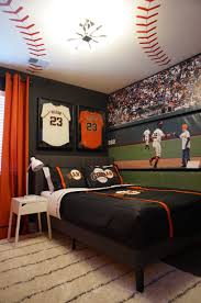 Sf Giants Room Baseball Themed Bedroom Boy Sports Bedroom Baseball Bedroom
