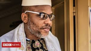 Leader of the indigenous people of biafra, nnamdi kanu will remain in the custody of the department. Nnamdi Kanu Nigeria Arrests Biafra Separatist Leader Bbc News