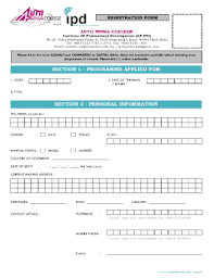 Concesionario mercedes benz para motilla del palancar, cuenca y albacete.tlf. Fillable Online Studentregistrationformenglish Pdf Auto Prima College Fax Email Print Pdffiller