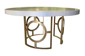 Get great deals on wrought iron round dining tables. Contemporary Dining Table Chanelle Center Bradley Hughes Concrete Wrought Iron Round