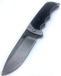Freeman guide folder, drop point, fine edge, nylon sheath. Gerber Freeman Guide Folding Hunter Skinner Pocket Knife W Sheath 8 Open 3783349135