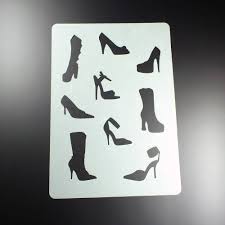 Schere kleber buntstifte bastelvorlage papagei ton oder farbkarton wackelaugen die augen kann man aber auch ganz papagei aus pappe tiere basteln meine enkel und ich. Schablone Schuhe 8 Motive High Heels Pumps Sling Ba15