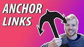 This method will also work on pages and on menus. How To Create Anchor Tags Or Anchor Links In Wordpress Youtube