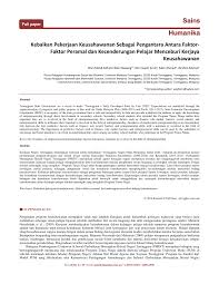 Kajian menunjukkan banyak majikan di malaysia agak memilih sebenarnya. Pdf Kebaikan Pekerjaan Keusahawanan Sebagai Pengantara Antara Faktor Faktor Peramal Dan Kecenderungan Pelajar Menceburi Kerjaya Keusahawanan