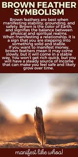 What does the color brown mean. 11 Magical Feather Color Meanings For Manifestation