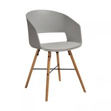 2er Set Luna Stuhl Grau Interstil Chair Dining Chairs Eames Chair