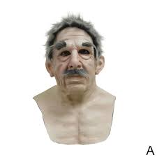 Festa Máscara Velho Homem Látex Máscara De Halloween Adereços Careca  Enrugada Mascarada Proposta Horror Filme Cosplay Assustador Peruca  Maskcosplay De $168,59