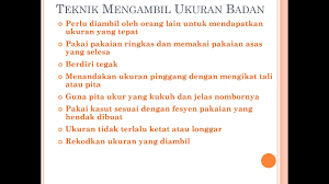 Penyediaan dan penyajian makanan pengurusan sumber keluarga dan tempat kediaman memberi Sains Rumah Tangga Tingkatan 4 Modul 3 0 Pakaian Dan Jahitan Youtube