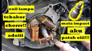 Tanda coil magnet dan rectifier rosak/ lampu malap. Tanda Tanda Coil Magnet Rosak