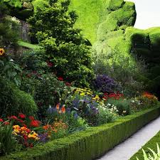 The World Famous Gardens Of Powis Castle In Wales Complete With Gigantic Other Worldly Clipped Yews And Gardens Of The World Castle Garden Famous Gardens
