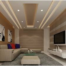 Small apertures are drilled for light fixtures and ac vents. False Ceiling Services In Karachi False Ceiling Design