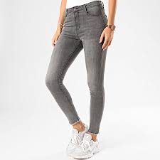 79cm • le mannequin mesure 177cm et porte une taille s/36. Girls Only Jean Skinny Femme 585 Gris Anthracite Laboutiqueofficielle Com