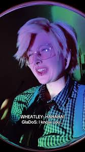 Glados and Wheatley Cosplay