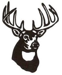 Black And White Deer Clipart Images Whitetail Deer Clip Art Whitetaildeerdrawing Deer Skull Drawing Skulls Drawing Deer Drawing