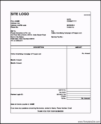 Simple Invoice Template with Sales Tax | TemplateZet