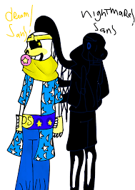 Maybe you would like to learn more about one of these? Dream Sans And Nightmare Sans Death Dark Female Irl Illustrations Art Street