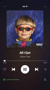 All I Got Oliver Tree Juliana Perez105 On Spotify Music Album Cover Music Album Covers Music Playlist