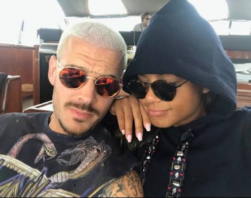 Christina Milian a partagé ses premières photos avec son mari M. Pokora  durant l'été d'août 2017 sur son compte Snapchat 👻❤️‍🔥