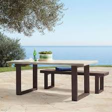 Slab Outdoor Dining Table Outdoor Dining Table Concrete Outdoor Dining Table Outdoor Dining Furniture