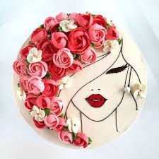 Simple easy cake cake decorating designs birthday cake food desserts cake cake decorating orchids. Some Beautiful Women S Day Cake Ideas