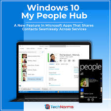 How To Use My People Hub Feature In Windows 10 Creators Update Windows 10 Windows My People