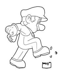 The character of the plumber super mario, accompanied by his brother luigi, appeared for the first time in 1985, in a video game released on the flagship console of the time: Mario Characters Pictures Coloring Home