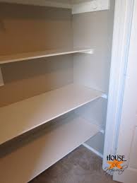 To put up a shelf in a cupboard. How To Install Shelves In A Closet House Of Hepworths