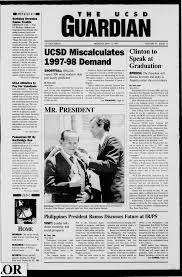 UCSD Miscalculates 1997·98 Demand