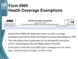 Reporting Health Insurance Coverage For Individuals And