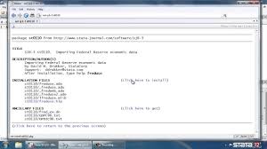 Download And Install User Written Commands In Stata Youtube
