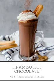 There Isnt Any Reason Not To Make Yourself A Tiramisu Hot Chocolate Hot Chocolate Recipes Best Hot Chocolate Recipes Chocolate Recipes