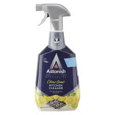 Some kitchen degreasers are not suitable for all materials so it's best to check first. Specialist Kitchen Cleaner Citrus Grove Astonish