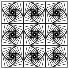 Color By Number Optical Illusion Bing Images With Images Geometric Coloring Pages Adult Coloring Pages Pattern Coloring Pages