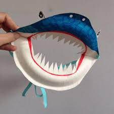 Paper Plate Shark Mask Kopek Baligi Sevimli Fikirler Faaliyetler