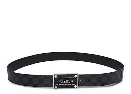 Black And Grey Checkered Louis Vuitton Belt Louis Vuitton Belt Inventeur Damier Graphite Black Grey Louisvuitton Louis Vuitton Belt Louis Vuitton Pre Owned Louis Vuitton