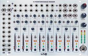 This is a limited run of our performance mixer eurorack module along with it's channel expander, the pm channels housed behind one engraved panel. Wmd Performance Mixer Cymru Beats