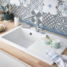 Credence Verre Gatsby Bleu H 45 Cm X Ep 5 Mm X L 60 Cm En 2020 Evier Cuisine Cuisine Blanche Et Bois Et Evier Cuisine Ceramique