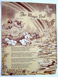 Easter Bunny Coloring Eggs The Magic Pool Beautifully Illustrated Poem With Jack Frost Vintage 19 Easter Bunny Colouring Easter Books Easter Coloring Pages