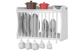 And you can wall mount them horizontally or vertically, optimising wall (and floor) space. Up To 50 Off Wall Mounted Plate Rack Groupon