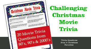Jun 03, 2021 · these 125 printable brain teasers for kids (with answers included) will keep boredom at bay. Christmas Movie Trivia Printable Game