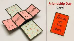 For the hobbyist, card making is fun! How To Make Friendship Cards For Bff Friendship Day Greeting Cards Latest Design Handmade 277 Youtube