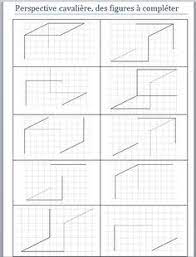 Perspective Cavaliere Dessin Mathematique Perspective