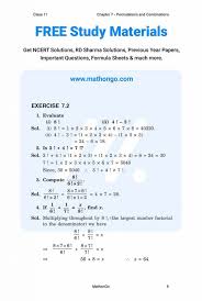 Check spelling or type a new query. Ncert Solutions For Class 11 Maths Chapter 7 Exercise 7 2 Mathongo