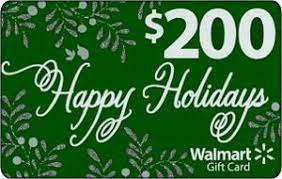 Maybe you would like to learn more about one of these? Gift Card Happy Holidays 200 Walmart United States Of America Christmas Series Col Us Wal Fd29882 1