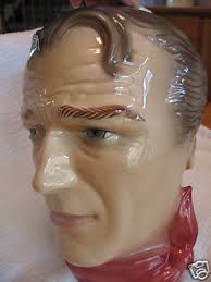 JOHN WAYNE face Clay Art portrait mask western decor