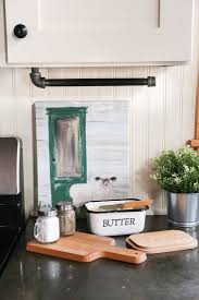 Even better than being made of fabric though, they're made of fabric scraps to further eliminate waste and help anyone who's. Diy Industrial Farmhouse Paper Towel Holder Creative Cain Cabin