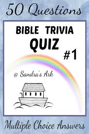 Use it or lose it they say, and that is certainly true when it. Sandra S Ark 50 Bible Trivia Quiz Questions 1 Need Help