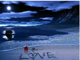 Amazing Moonlight Beach Love Couple Wallpaper Couple Wallpaper Pictures Of Love Couple